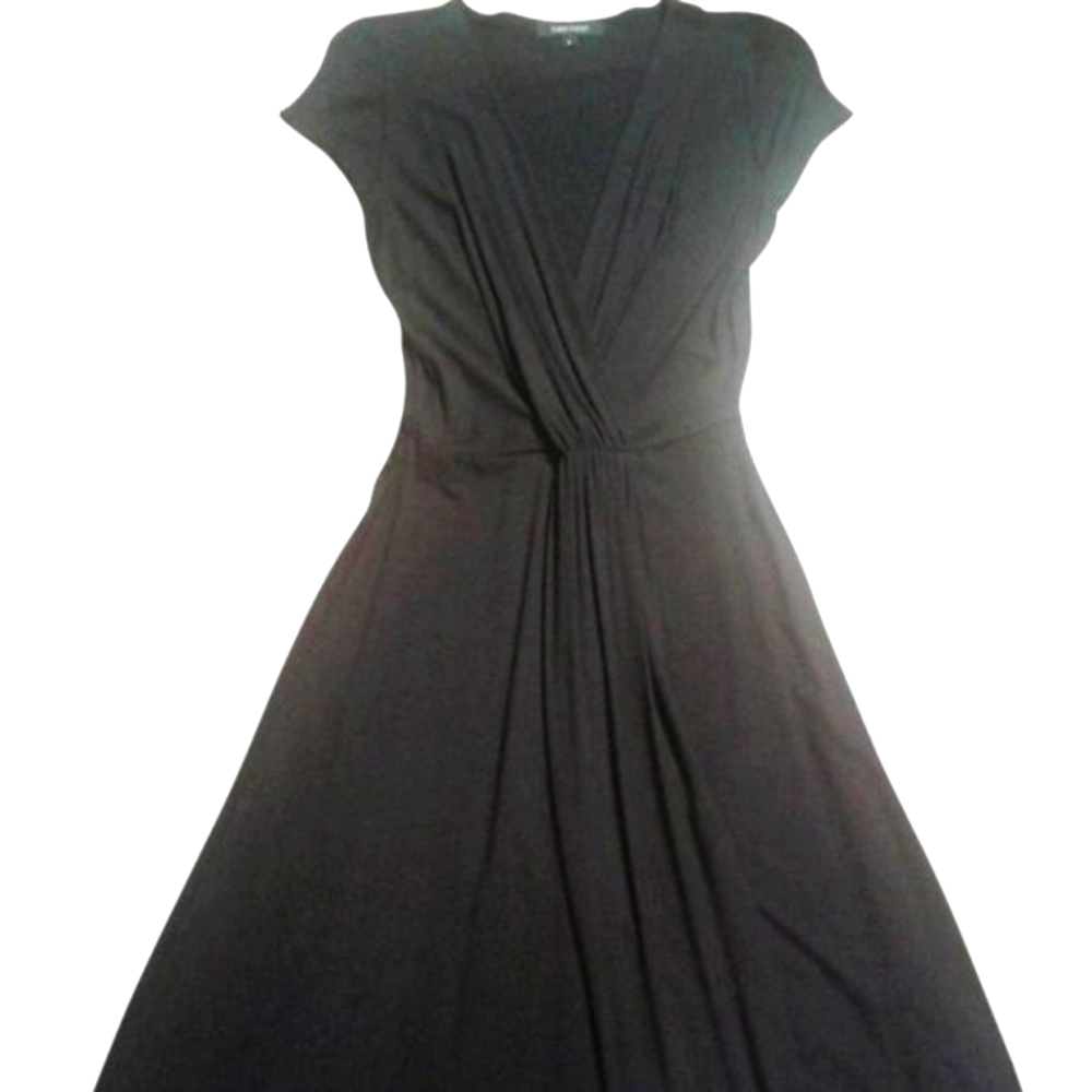 Karen Kane Black Midi  Jersey Dress, NWOT, sz S